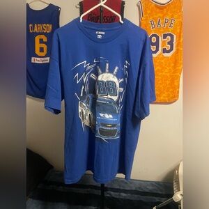 Dale Earnhardt Blue Nascar Racing Nationwide T-Shirt 2XL